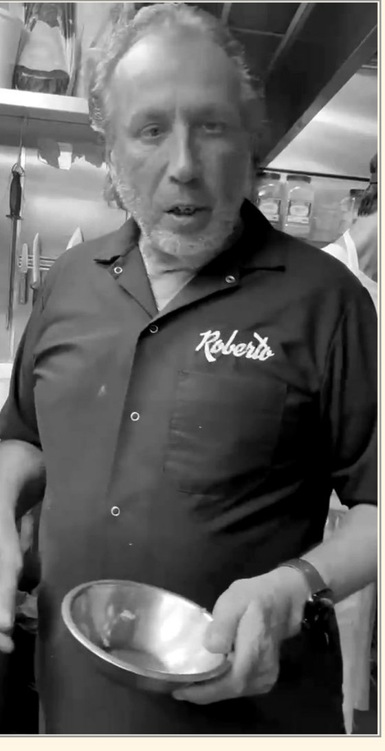 「Roberto's」オーナーシェフ、ロベルト・パチュロ氏